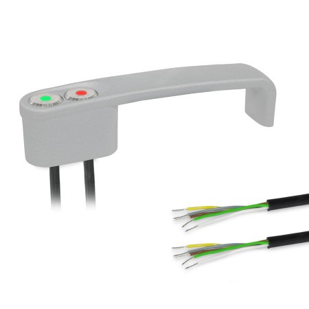 GN422_Cabinet U-Handles_with_Electrical_Switching_Function_with_Indicator_Light_with_Two_Function_Elements_LK_LK_K2_SR