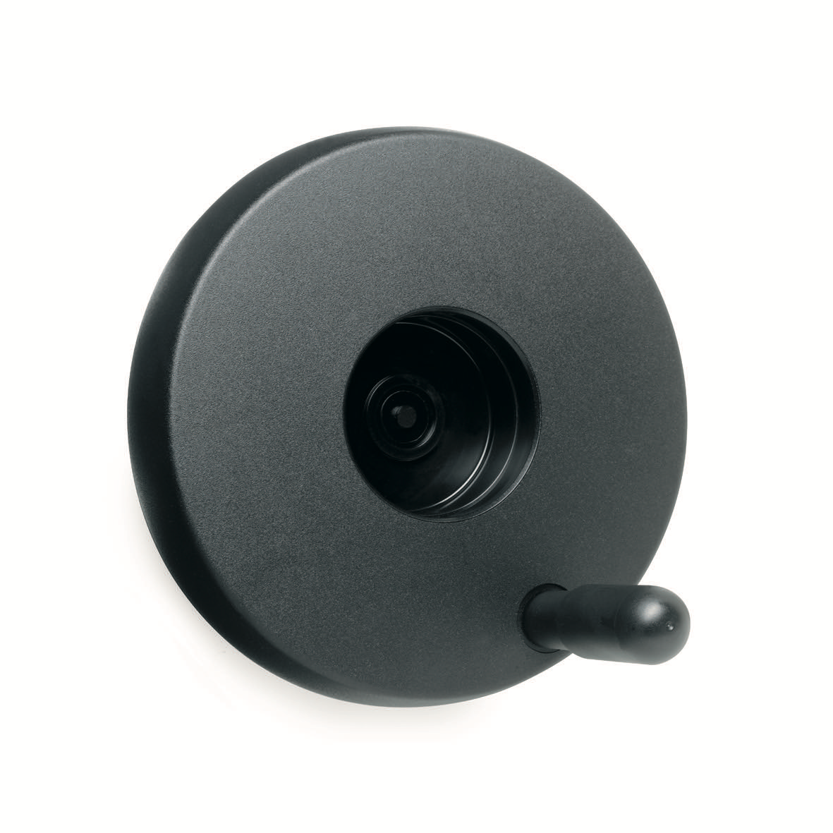 GN521.8-Disc_Handwheel_for_Position_Indicators_GN000.8___GN000.3___Black_Plastic_with_Steel_Hub_Bush.png