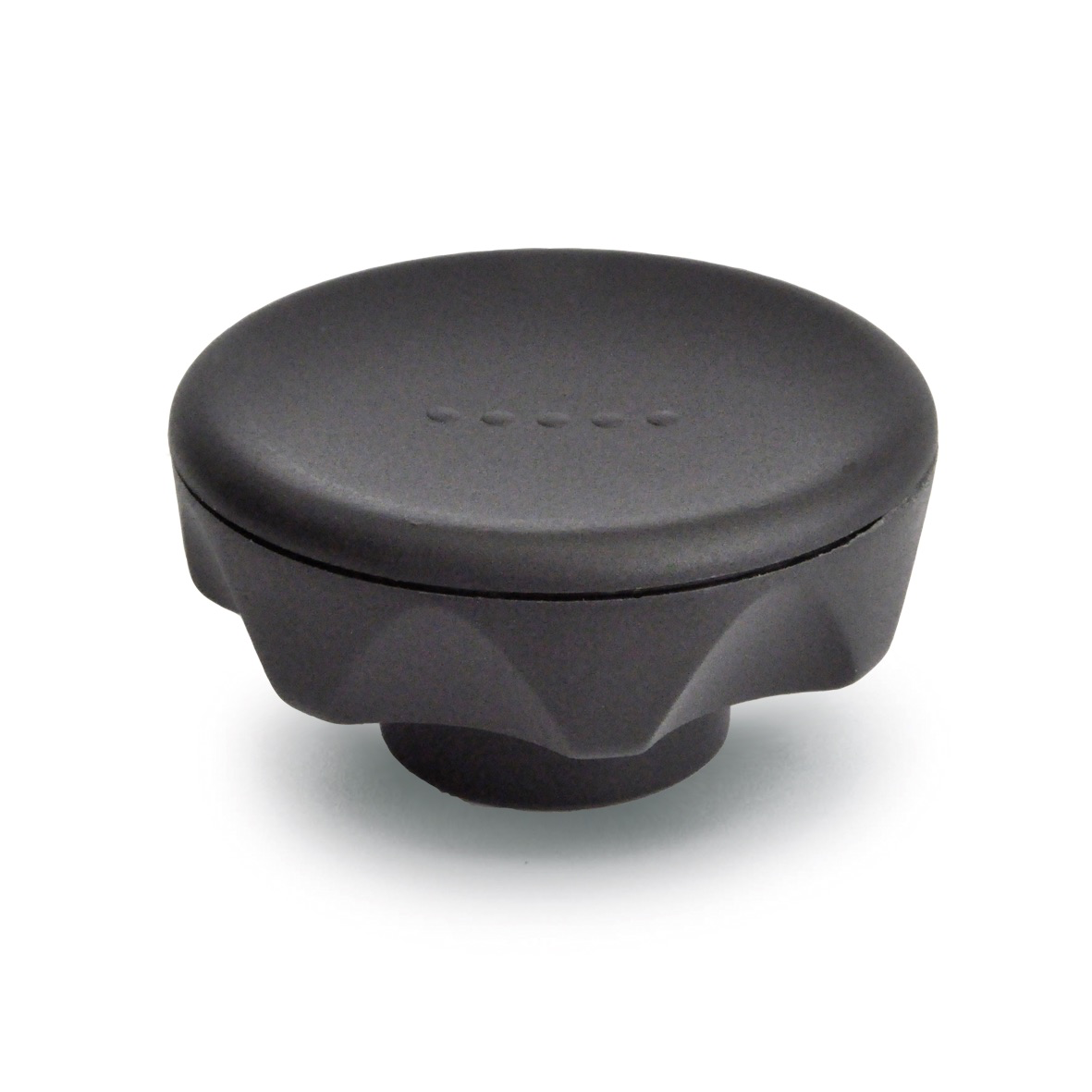 GN636-Star_Knob__Steel_Bush_with_Black_Cap.png