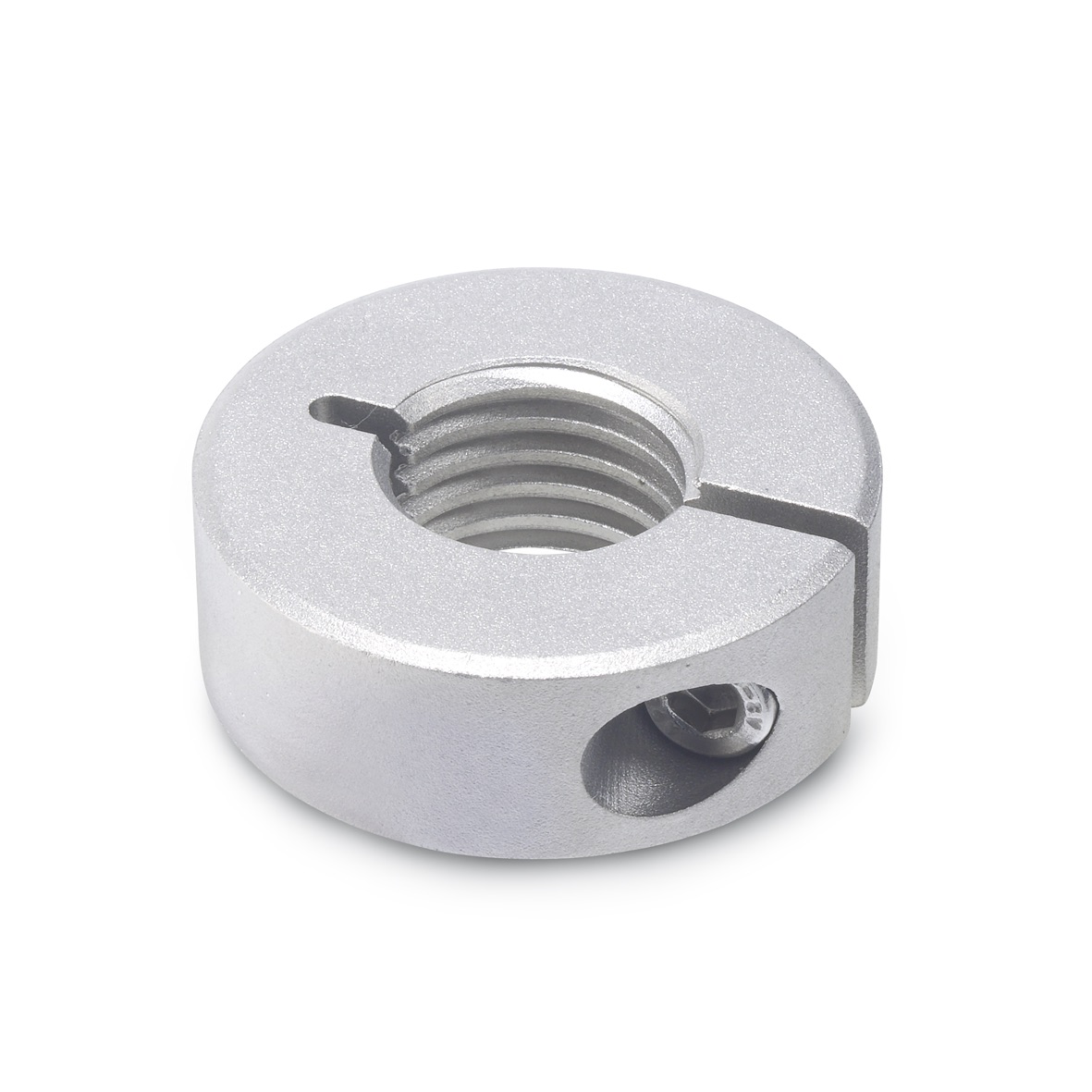 GN706.3-Threaded_Semi-Split_Set_Collar__Stainless_Steel_with_Hexagon_Bolt.png