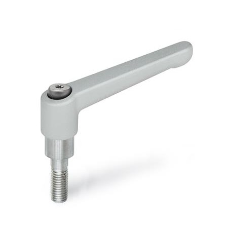 GN911-Adjustable-Hand-Levers-for-Connector-Clamps-Linear-Actuator-Connectors-SR-Silver-RAL-9006-textured-finish.jpg